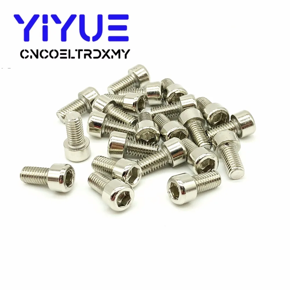 10pcs M5 M6 M8 DIN912 Hexagon Socket Head Cap Screws Inner Hex Socket Bicycle Bolt (6)