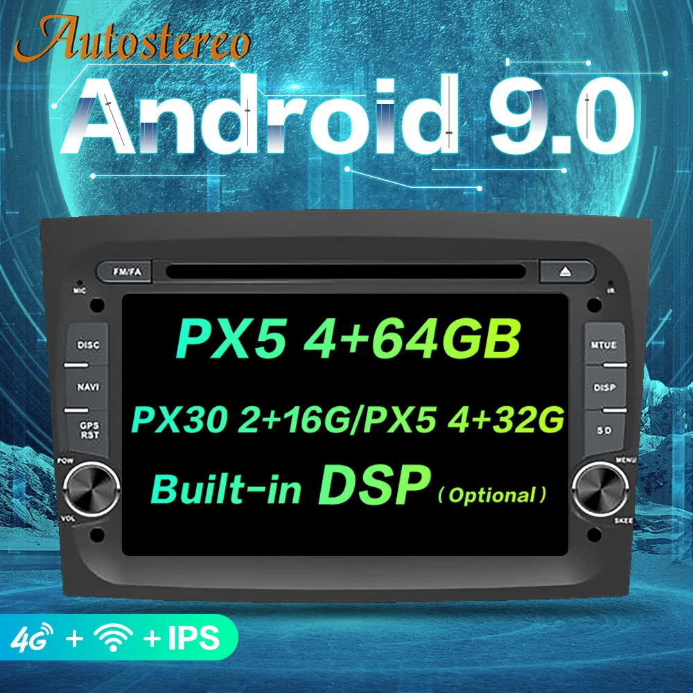 Perfect Android 9 DSP Car DVD Player GPS Navigation Headunit for FIAT DOBLO 2016+ Stereo Unit Vehicle Multimedia Pad radio tape recorder 0 Perfect Android 9 DSP Car DVD Player GPS Navigation Headunit for FIAT DOBLO 2016+ Stereo Unit Vehicle Multimedia Pad radio tape recorder 0