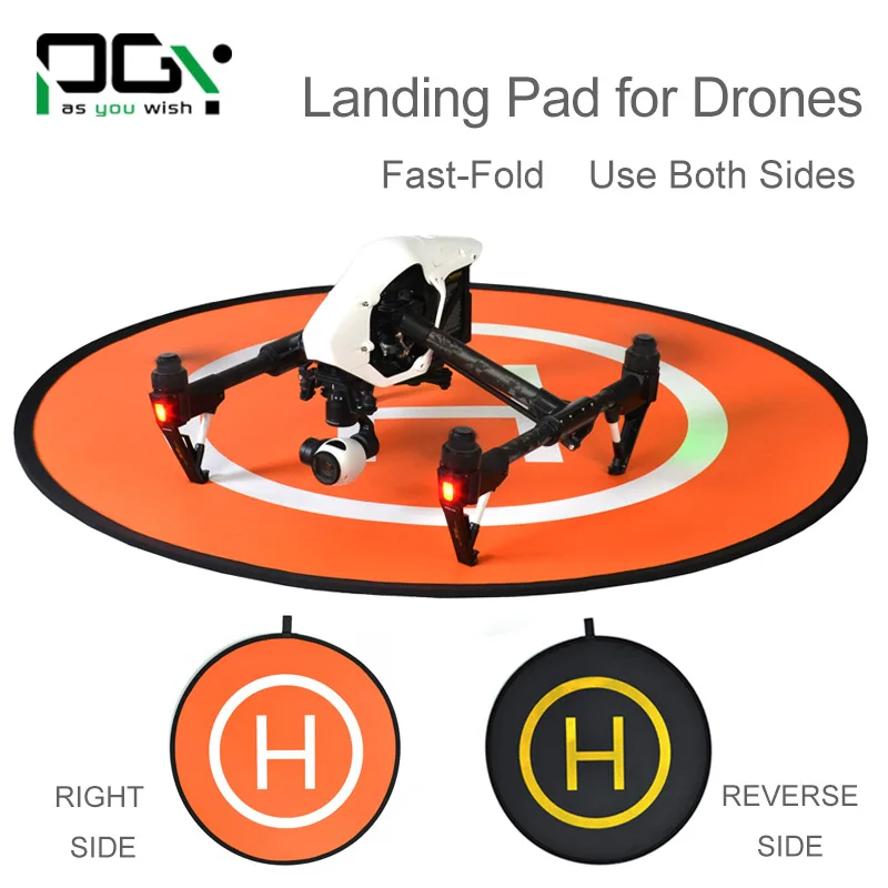 

PGY 110CM Fast-fold landing pad helipad protective RC Drone gimbal Quadcopter DJI phantom 2 3 4 inspire 1 MAVIC 2 PRO/ZOOM SPARK