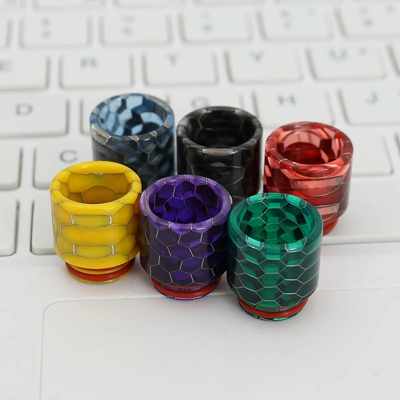 1 шт. мундштук TsonDianZ 810 Snake Drip Tip эпоксидная смола для V8 Mad Dog RDA RTA Tank аксессуары