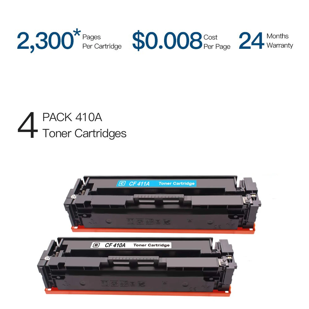 SHIZHI CF410 CF410A CF411A CF412A CF413A совместимый цветной тонер картридж для HP LaserJet MFP M377dw M477fdn