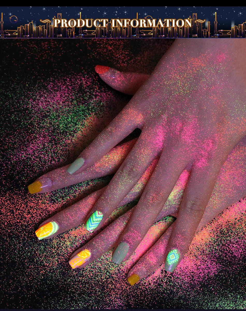 Гель-лак для ногтей BORN PRETTY, 8 мл, неоновый флуоресцентный лак для тиснения ногтей, цветной лак для тиснения ногтей