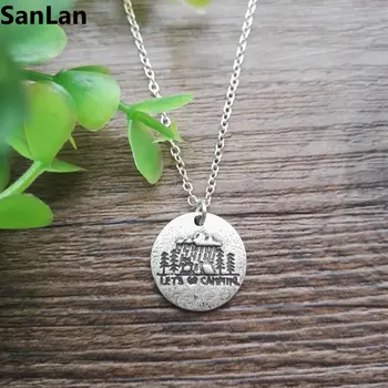 

20pcs let's go camping necklace SanLan