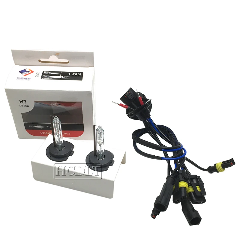 HCDLT Xenon H7 H1 H11 9005 9006 D2H HID Conversion Kit AC 55W DLT F5T Ballast Reactor & 35W Yeaky Xenon Lamp 4500K 5500K 6500K (7)
