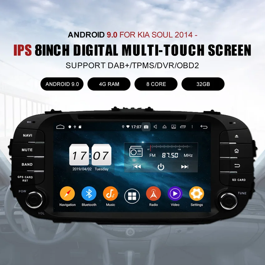 Cheap Android 9.0 IPS Octa Core 4+32g 2din Car GPS Navigation For KIA Soul 2013 2014 With GPS Muletimedia Stereo Bluetooth Audio 2 Cheap Android 9.0 IPS Octa Core 4+32g 2din Car GPS Navigation For KIA Soul 2013 2014 With GPS Muletimedia Stereo Bluetooth Audio 2