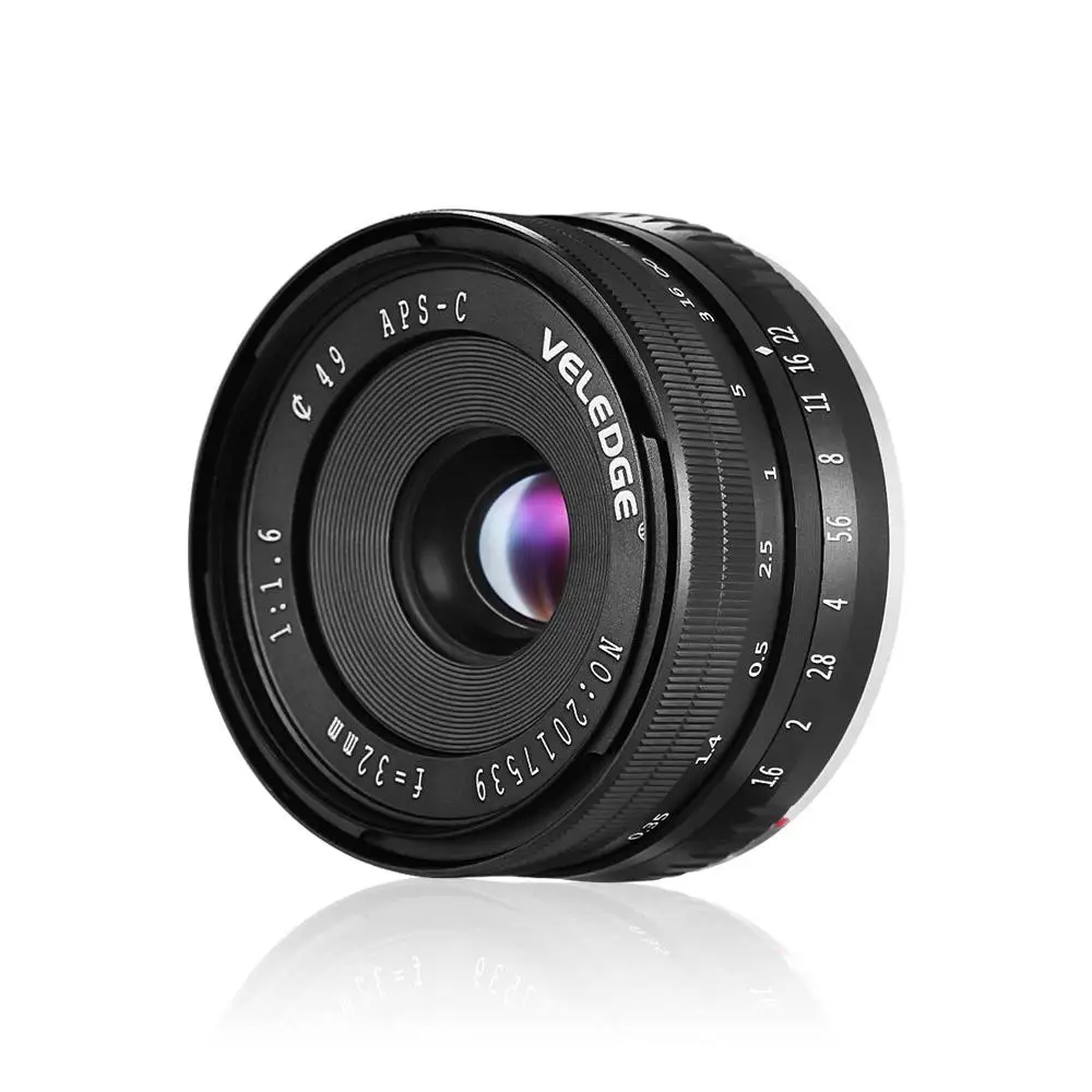 Для цифровых беззеркальных фотоаппаратов sony E-Mount NEX 3 NEX 3N NEX 5 NEX 5T 32 мм F1.6 с большой апертурой ручной основной фиксированный объектив APS-C r25