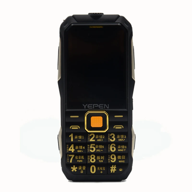 Yupen мобильный телефон ТВ Поддержка Dual SIM 3D звук большая батарея GSM бар телефон банк питания Китай разблокированные сотовые телефоны - Цвет: black