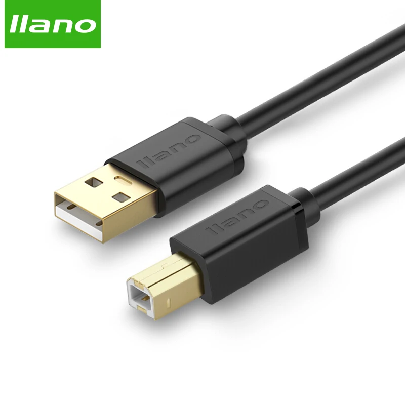 Buy llano USB 2.0 Print Cable Type A to B Male to Male