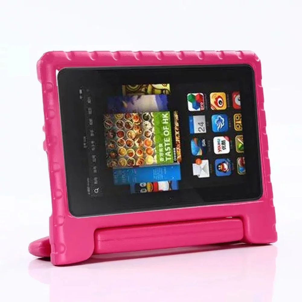 Детский противоударный чехол для Amazon Kindle Fire HD 8 релиз детский Безопасный EVA пены защитный чехол для планшета ручка подставка чехол