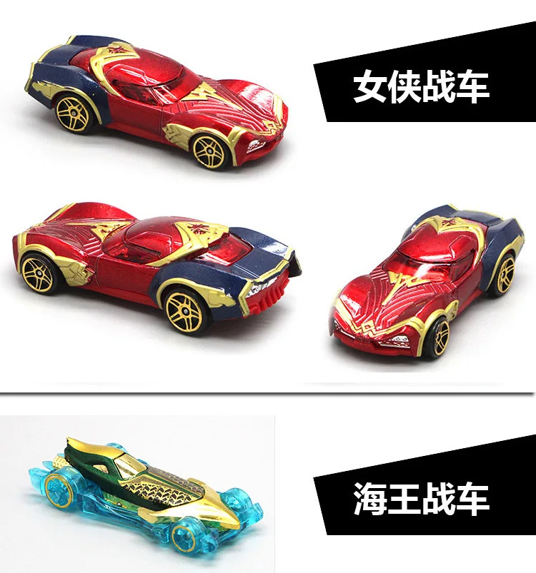 Marvel Avengers Themed Set Of 6 Miniature Car Toys For Children Imported Collectible Taxi Series - 12