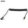 1Pcs 3.5mm to Male PC Flash Sync Cable Screw Lock for Trigger Studio Light Camera Flashes Accessories PC Flash Sync Cable Black ► Photo 2/6