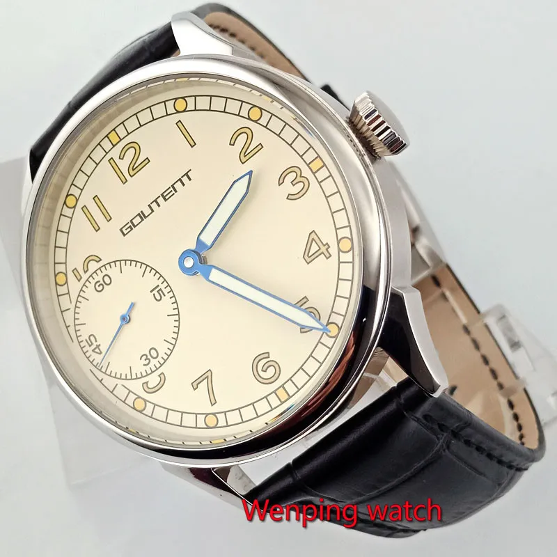 Наручные часы Gountent 42 мм НОВАЯ АЗИЯ 6497 Ручная настройка механических часов через