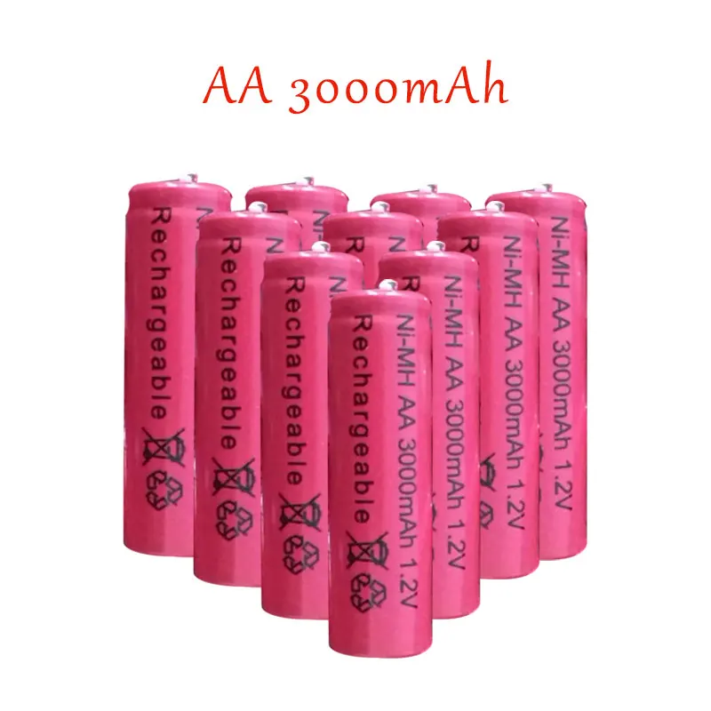 

20PCS 1.5V AA Rechargeable Battery Cell 3000mah for Torch Toys Clock MP3 Player Replace Batteries Free Shipping