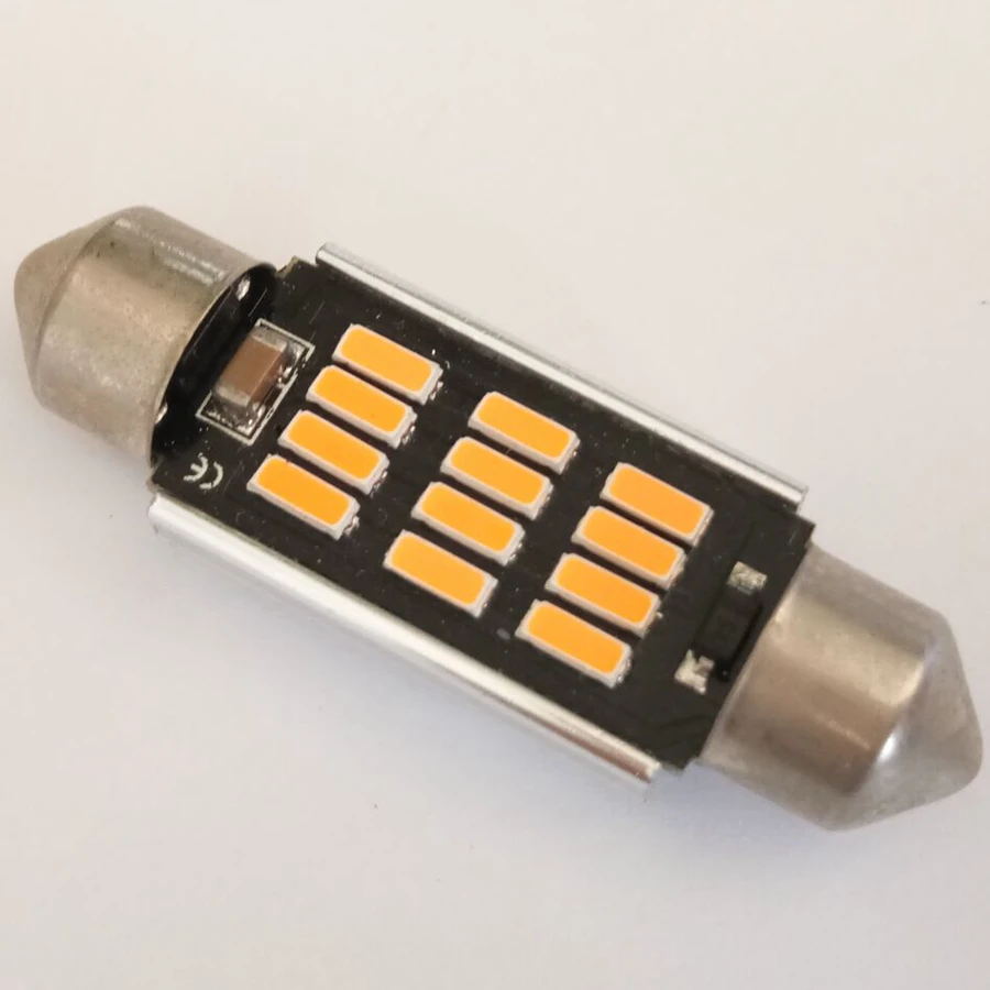 1 шт. купольная лампа автомобильная светодиодная 31 мм 36 39 42 супер яркая 12SMD 4014