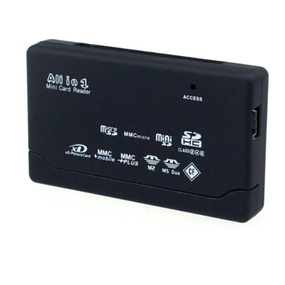 

All in 1 Card Reader Adapter SD TF CF MS Micro (M2) USB 2.0 Card Muti-Card
