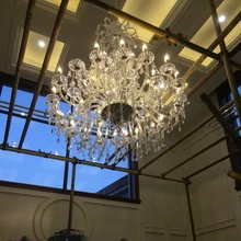 Grandes Lámparas de Araña para la Sala de estar led Luces Colgantes Comedor Moderna