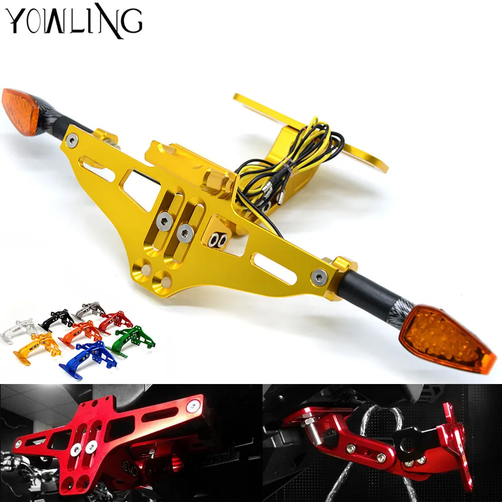 License Number Plate Frame Holder for yamaha XJR1300 FJR 1300 XJR 1300/Racer MT-01 V-MAX MT125  MT-10 FJ-09/MT-09 Tracer YZF R25