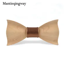 Mantieqingway Деревянный Детский галстук-бабочка, детская одежда для мальчиков и девочек нашейные аксессуары, аксессуары, малоенькая прогулочная коляска из цельного дерева бабочка лук Галстуки Для Свадьба