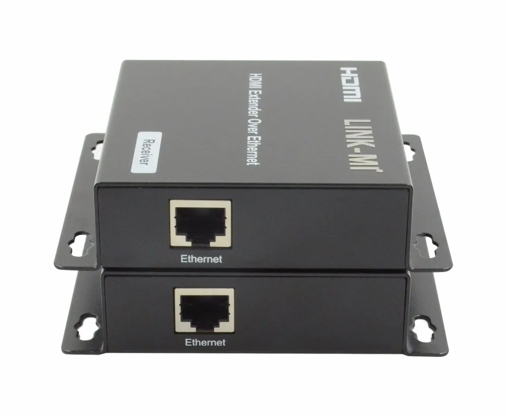 LINK-MI LM-EX22 HDMI Extender Over IP plug RJ45 HDMI сигнала 120 м по Cat5e/6 сигнал высокой четкости продлить усилитель