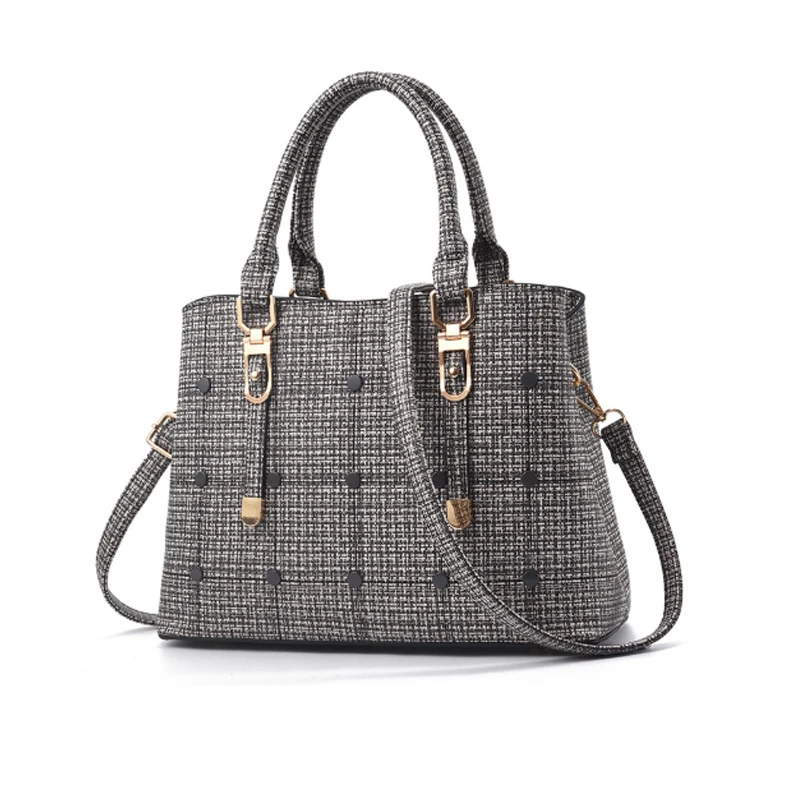 

Women Leather Handbags Ladies Large Tote Bag Female Square Shoulder Bolsas Femininas Sac New Crossbody Bags elegant 1e6274