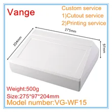 1 шт./лот формы сделаны вводят корпус 275*97*204 мм IP54 инструмент из АБС-пластика box shell для метр аппарата случае