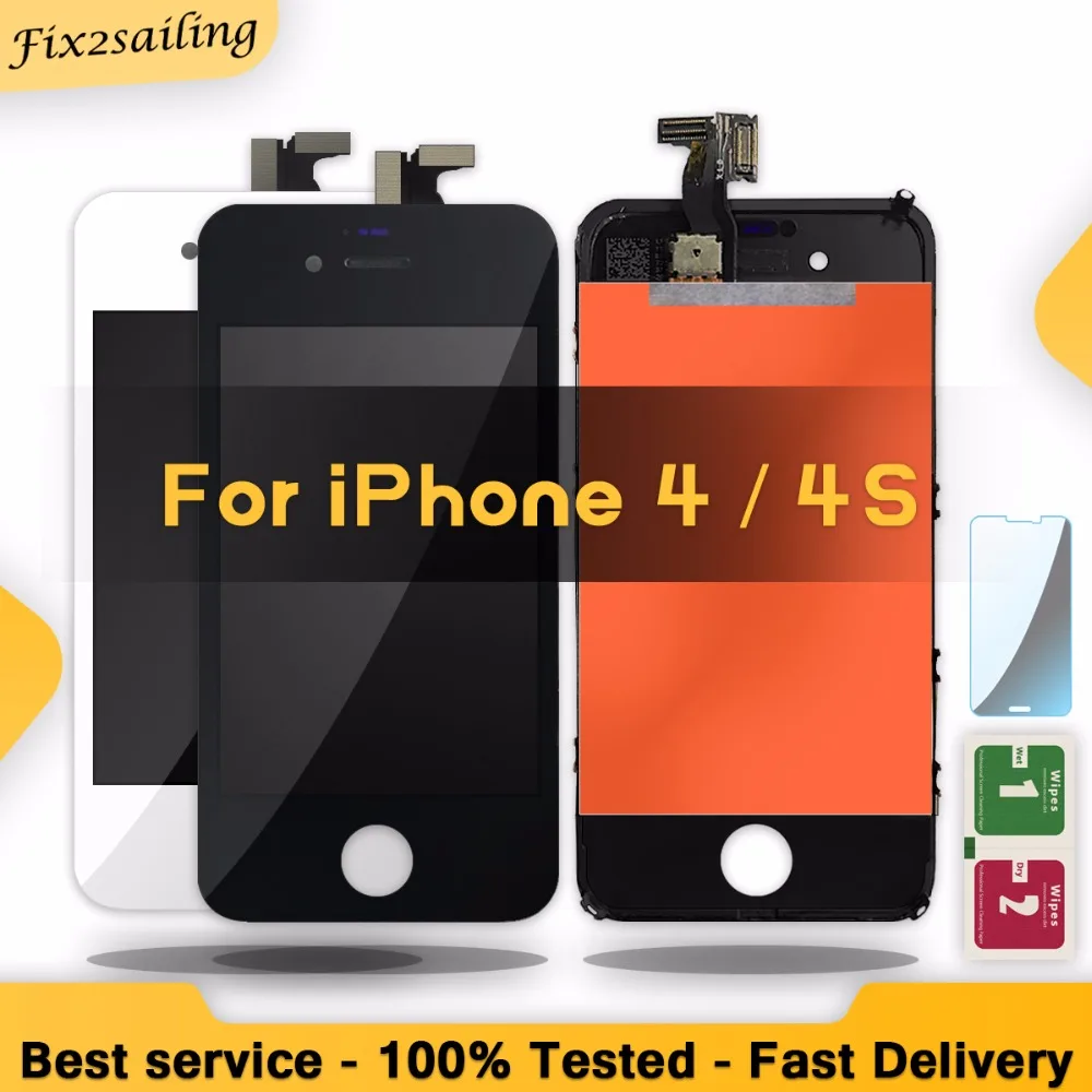 

AAA Quality LCD Screen For iPhone 4 4S LCD Display Touch Screen Digitizer Assembly Replacement