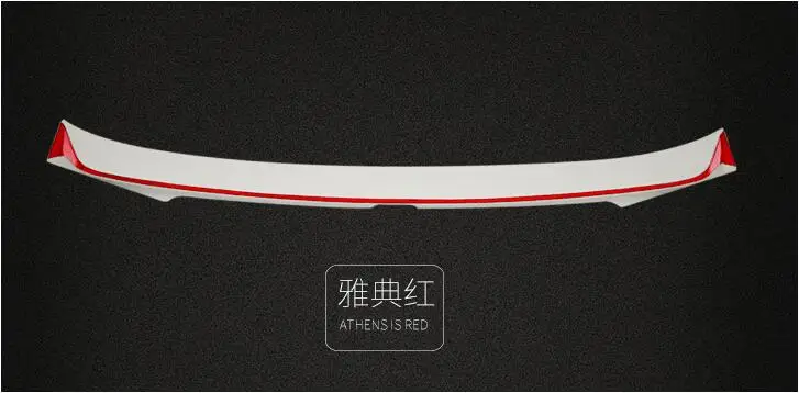 ABS краска заднего крыла багажник спойлер для Nissan PATROL Y62 2012 2013 по EMS - Цвет: Белый