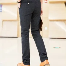 Для мужчин s Regular Fit черный темно синий костюм брюки для девочек модное платье мотобрюки демисезонный длинные Pantalon Homme