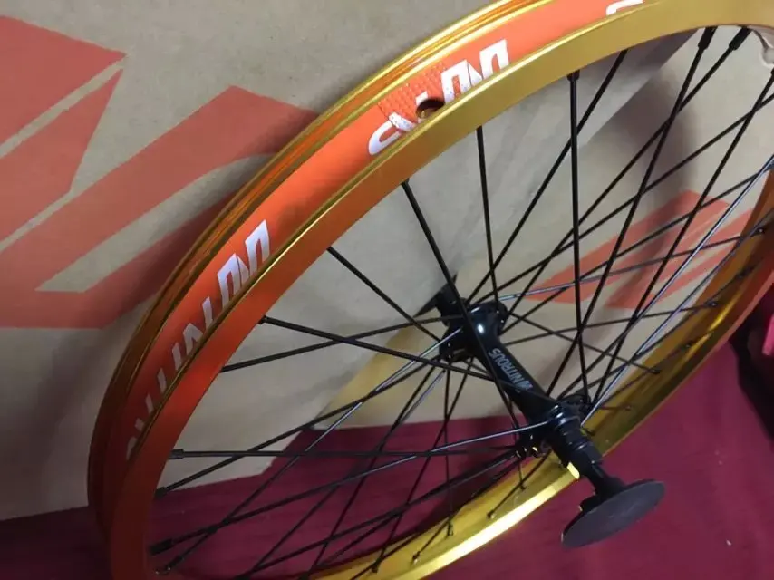 Подшипники передних колес азота bmx ступицы 36h и двойные настенные обода полосы 6061