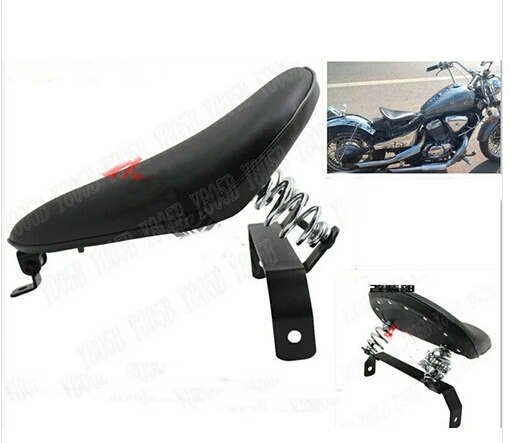 Мотоциклетное сиденье Solo Spring + Монтажный кронштейн для Honda Rebel CMX 250 CA125 450 Gold Wing GL1500