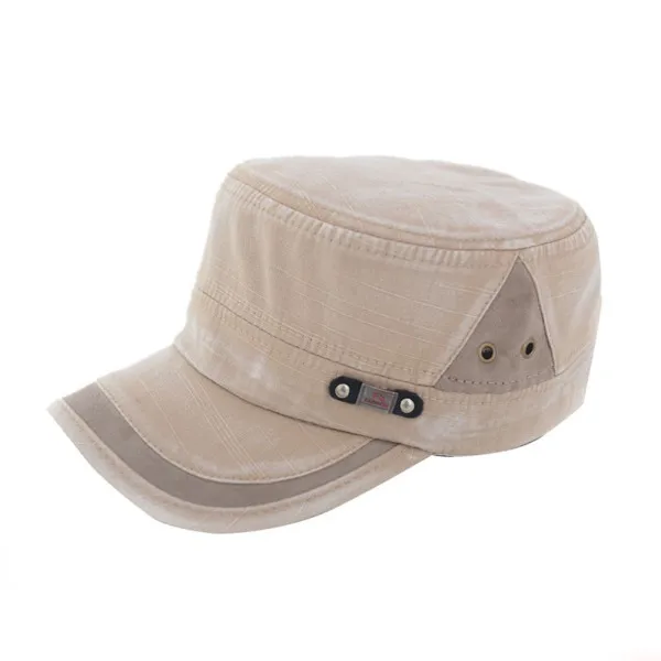 2021 NEW Classic Men Women Adjustable Army Plain Vintage Hat Cadet Baseball Cap D3 Beige