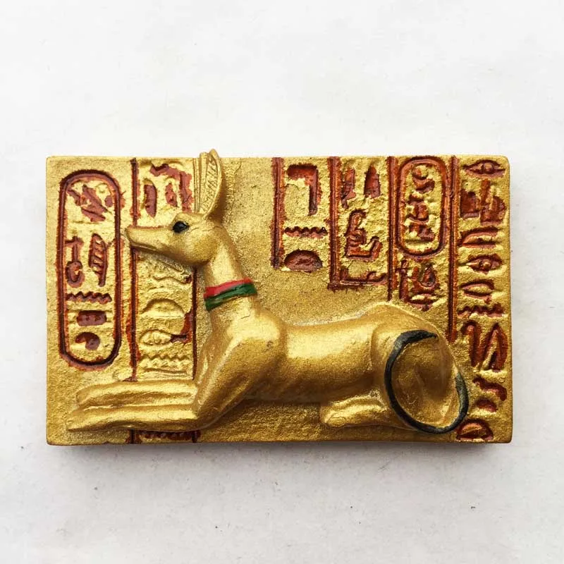 Египетская мифология Тотем собака Бог путешествия сувенир магнитный стикер холодильник наклейка