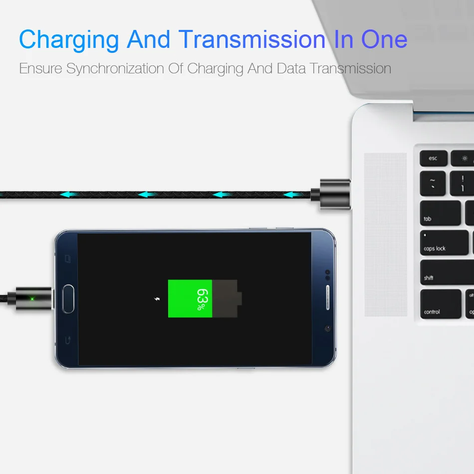 Магнитный кабель из искусственной кожи 3A, кабель Micro usb type C, 1 м, быстрая зарядка USB C, магнитное зарядное устройство для телефона iPhone, samsung, Xiaomi, ...