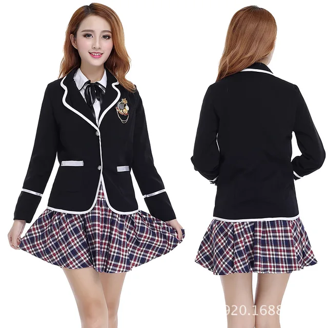 GYHYD England School Uniforms For Teen School Girls Autumn Winter ...