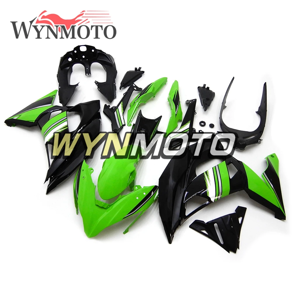 

ER-6F ABS Plastics Full Motorcycles Fairings For Kawasaki ER-6F 2017 2018 ER6F Ninja 650r 17-18 Bodywork Green Black New Arrive