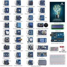 SunFounder Ultimate UNO R3 Sensor Kit V2.0 for Arduino UNO R3 Mega2560 Mega328 Nano