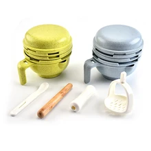 Детская шлифовальная пищевая добавка для кормления измельчающая пищевая посуда гигиенический набор Nibbler для младенцев ручной работы Инструменты для приготовления пищи Новые