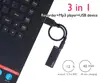 3 In 1 Smallest Mini USB Pen 8GB Voice Activated Recording Digital Audio Voice Recorder Mp3 player 384kpbs USB Devices ► Photo 3/6