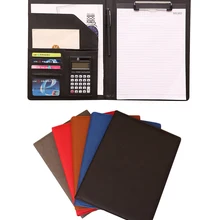 A4 профессиональный Офис Бизнес Классическая папка для файлов Портфолио руководителя с зажимом доска калькулятор органайзер для документов