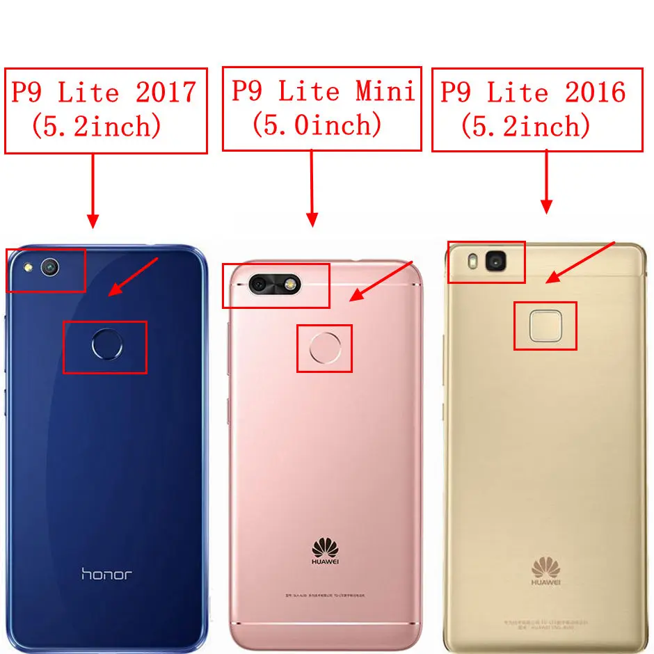 Чехол конфетного цвета чехол для Huawei P9 Lite 2016 VSN L21 Мягкий силиконовый телефона из