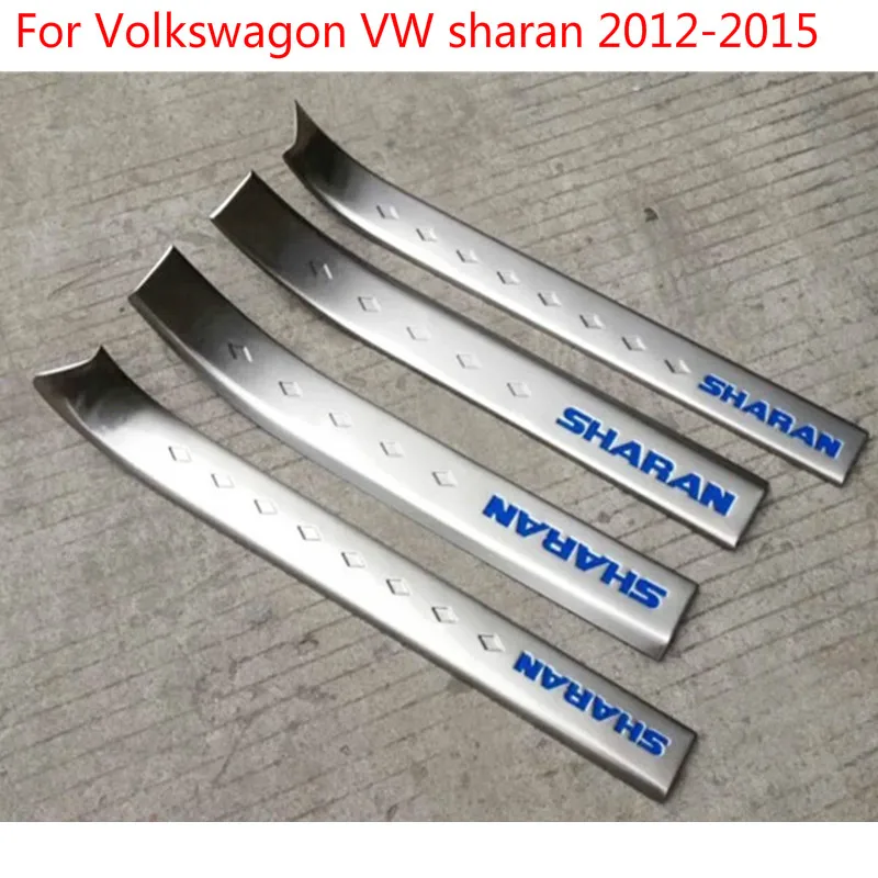 

Stainless Steel Side internal Door Sill / internal Scuff Plate 4pcs For Volkswagon VW sharan 2012 2013 2014 2015 Car-styling
