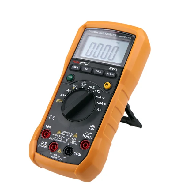 MY68 Digital Multimeter 4000 Counts AC/DC Resistance Capacitance