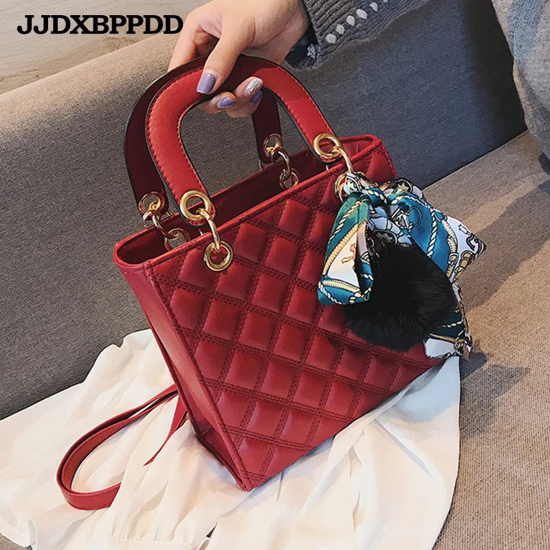 

JJDXBPPDD New Luxury Women PU Leather Shoulder Bag Ladies Handbags Quality Brand Messenger Bags Female Small Tote Crossbody Bag