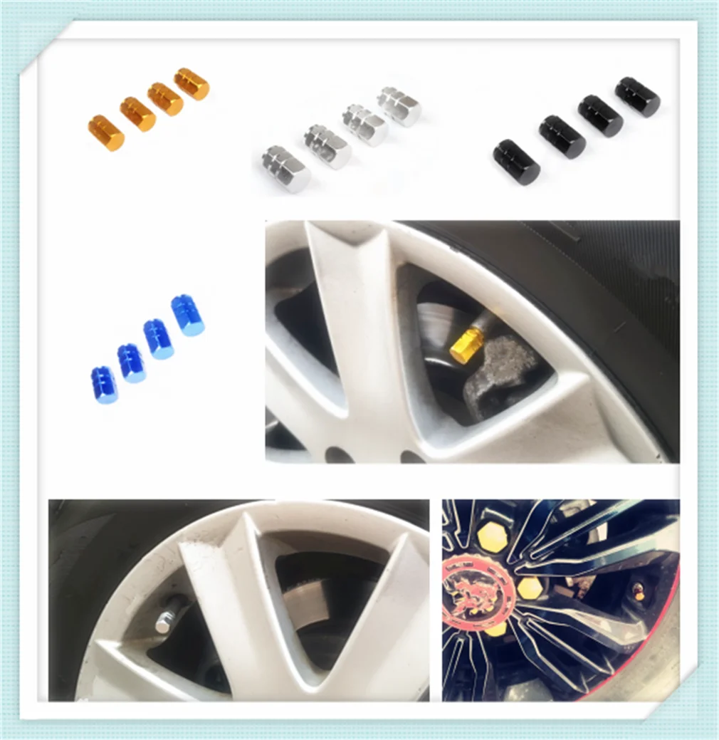 

4pcs/bag car suv wheel valve tire cap air airtight plug cover for Chevrolet Trailblazer Onix Tru Orlando Code Captiva Aveo