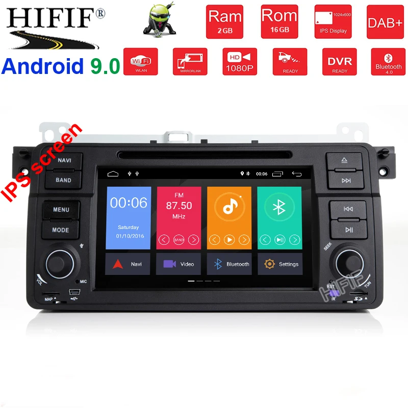 Cheap dsp Android 9.0 4G/Android 9.0 Car DVD GPS Radio stereo For BMW E46 M3 Land Rover 75 3 Series dvd player multimedia navigation 0