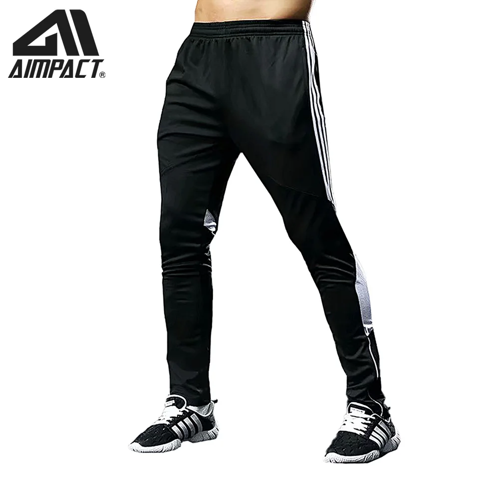 

AIMPACT Men's Jogger Pants Sporty Running Gym Long Sweatpants Man With Zipper Pocket Male Active Tracksuit Basketball Pants