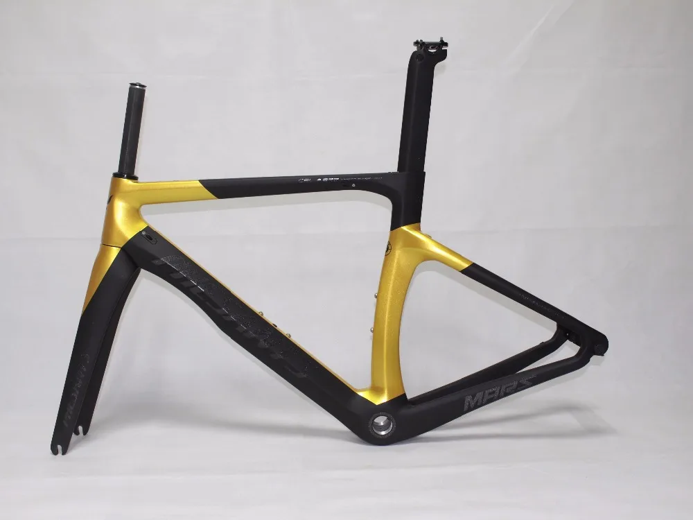 Flash Deal free shipping carbon road bike frame road cycling bicycle frameset oem brand frame clearance frame fork seatpost carbon frame 9
