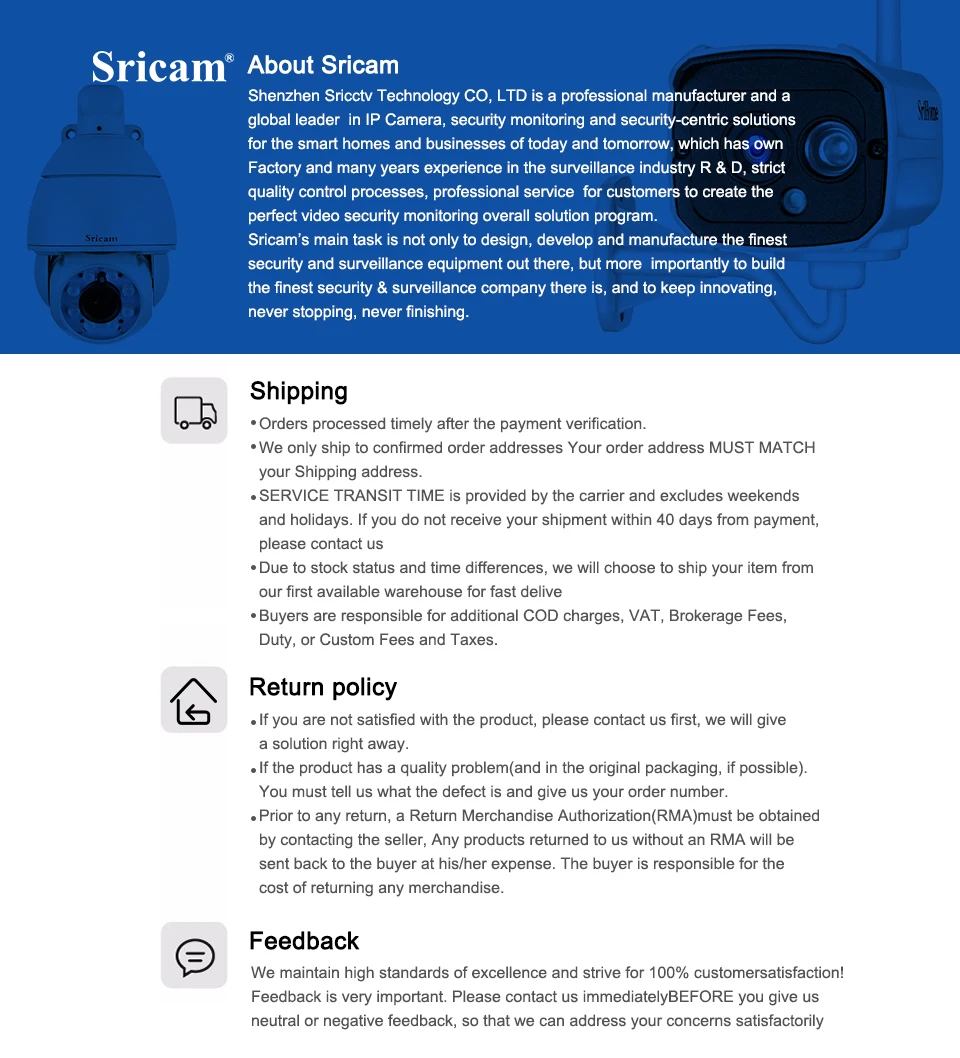 Sricam 1080P SP007 Wifi 2,0 мегапиксельная 4-кратный зум Onvif беспроводная CCTV ip-камера безопасности IR Cut Обнаружение движения AP Точка доступа TF слот