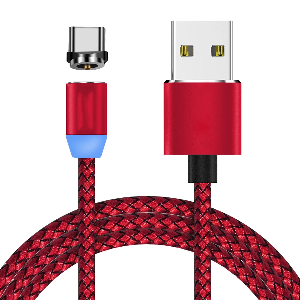 1 м 2 м Быстро Магнитный кабель Micro Тип usb C Зарядное устройство зарядки для iPhone 7 XS X XR samsung S8 магнит для Android телефонов usb кабель