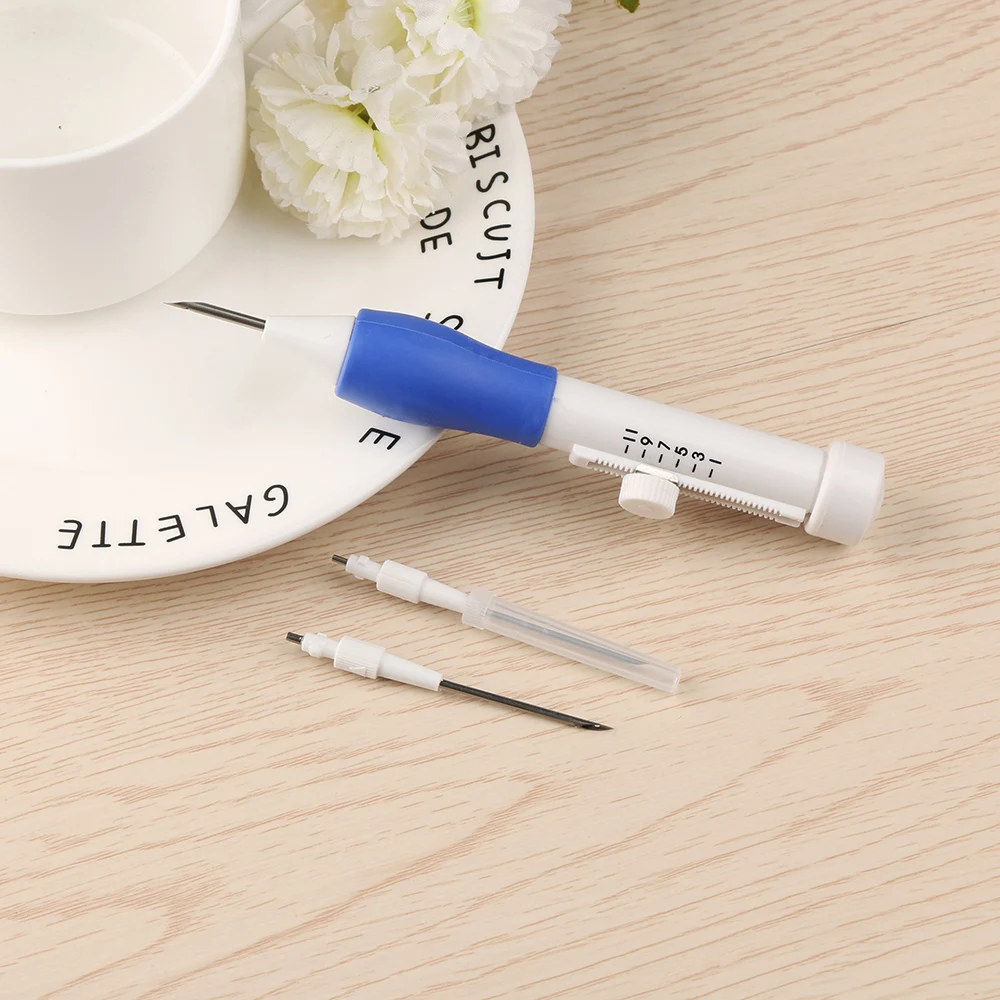 6Pcs/Set Hot Pratical ABS Plastic DIY Crafts Magic Embroidery Pen Set 1.3mm 1.6mm 2.2mm Punch Needle Sewing Accessories | Дом и сад